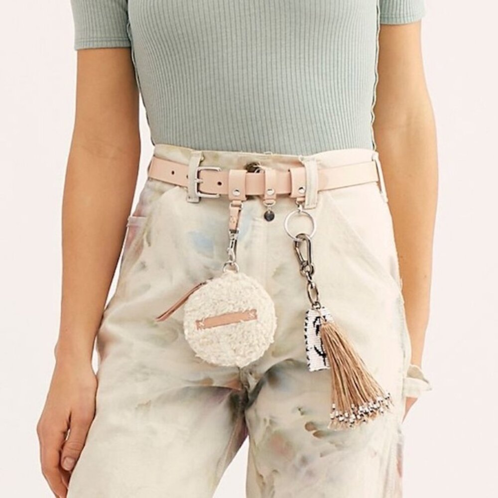 Free People Charmed Leather Belt